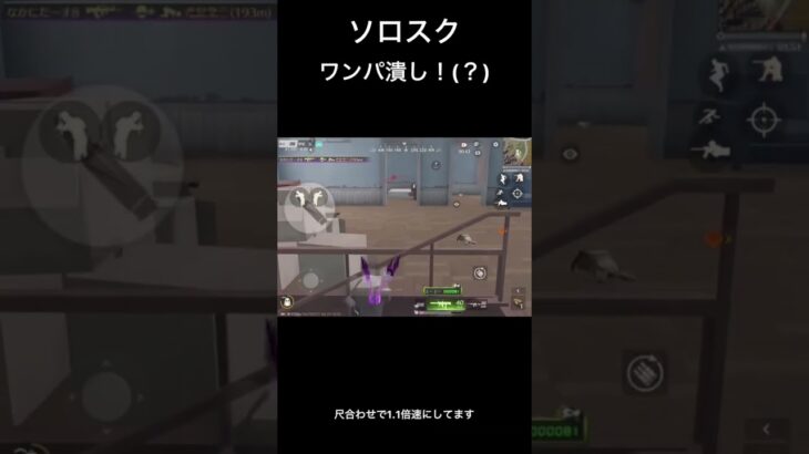 【荒野行動】ソロスク ワンパ潰し（？）（Knives Out）