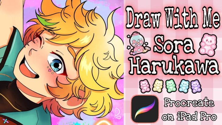 Let’s Draw Sora Harukawa from ENSEMBLE STARS | Procreate 🎨