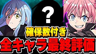 あのキャラがSランク入り！転スラコラボ全キャラの最終評価＆確保数解説！！【パズドラ実況】