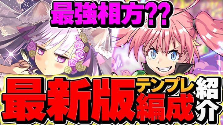 【新千手攻略】花嫁ハクとミリムの最強タッグ！火力もT字破壊も抜群！【パズドラ】