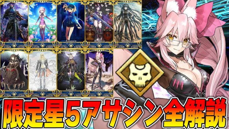 【FGO】福袋に向けて限定星5アサシン全解説！【当たりがわかりやすい！】