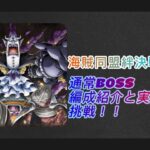 海賊同盟絆決戦VSモリア通常BOSS全属性の編成紹介と実際に挑戦！！