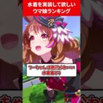 水着を実装してほしいウマ娘ランキング #ウマ娘プリティーダービー