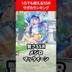 1凸でも使えるSSRサポカランキング #ウマ娘プリティーダービー