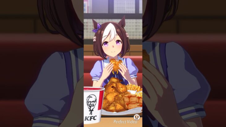 ウマ娘 プリティーダービー スペシャルウィークとKFCさんぽ