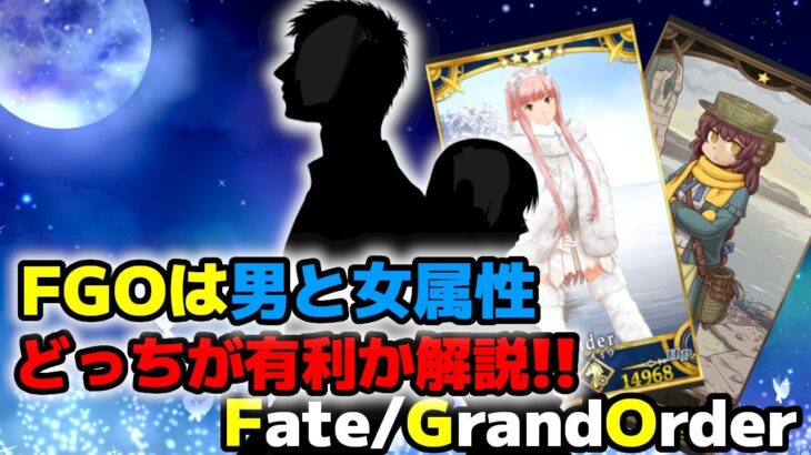 【ゆっくり解説】男と女どっちがFGOでは優遇されてる？　性別限定バフを紹介!!【Fate/Grand Order】