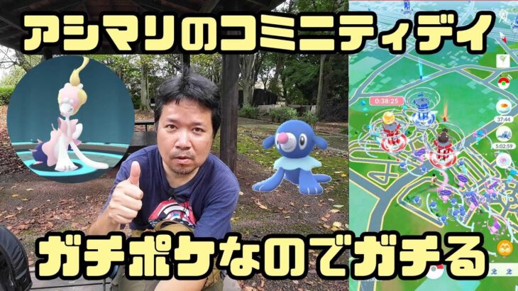 【ポケモンGO】台風接近中！ガチポケらしいのでガチりたいアシマリのコミュニティデイ