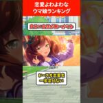 恋愛よわよわウマ娘ランキング #ウマ娘プリティーダービー