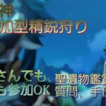 [原神]参加型！精鋭狩り、初見さん大歓迎♪、聖遺物観賞、質問◎[PS5]