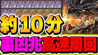 約10分で経験値ストックを大量GET！！ミラボループで裏凶兆高速周回編成！！【モンハンコラボ】【パズドラ実況】