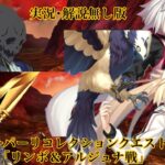 【FGO】LB4スーパーリコレクションクエスト（4/6）リンボ＆神たるアルジュナ戦 令呪1画使用 文字無し版