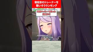 布団の寝起きトレーナーを襲うウマ娘ランキング #ウマ娘プリティーダービー