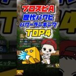 【パワヒ強化】歴代パワーヒッター選手！パワーランキングTOP4 #プロスピa #プロ野球スピリッツa