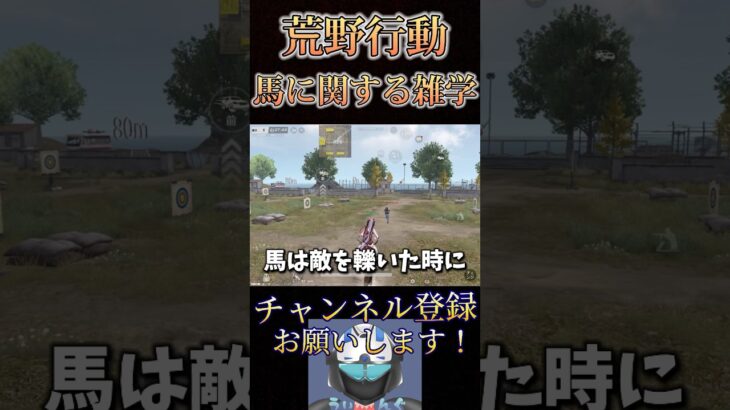 「馬」に関する知らないと損する雑学【荒野行動】