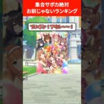 集合サポカ絶対お前じゃないランキング #ウマ娘プリティーダービー