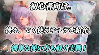 【メメントモリ】初心者向け。攻略して行く上で「必要な恒常キャラ達」軽く実戦動画もあります。