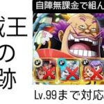 トレクル 海賊王への軌跡 自陣無課金で組んだ編成(Lv.99まで対応)