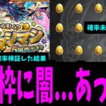 確定マシマシを8000連して確定枠の確率の闇を暴いた結果…【モンスト】