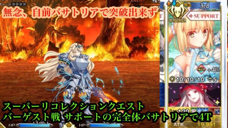 無念【FGO スーパーリコレクションクエスト バーゲスト戦】