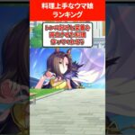 料理が上手なウマ娘ランキング #ウマ娘プリティーダービー