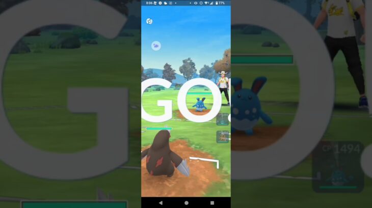 ポケモンGOファンタジーカップ対戦⚔️ドリュウズ＆マリルリ＆バクガメス全5戦③