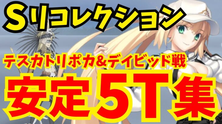 【令呪なし安定】テスカトリポカ&デイビッド戦(スーパーリコレクション) バサキャス軸5ターン攻略集 編成4パターン【FGO】【Lostbelt No.7 クリア応援キャンペーン】