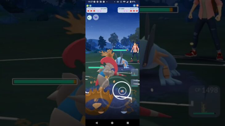 ポケモンGOスーパーカップ対戦モルペコ＆エンニュート＆シュバルゴ全4戦①