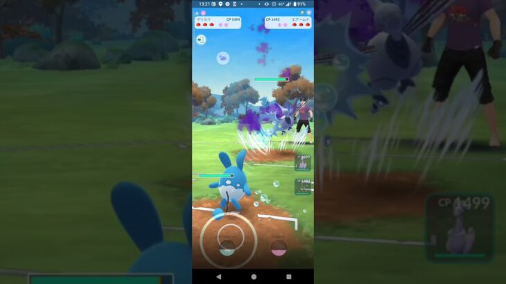 ポケモンGOファンタジーカップ対戦マリルリ＆ヌメルゴン＆バクガメス全5戦②