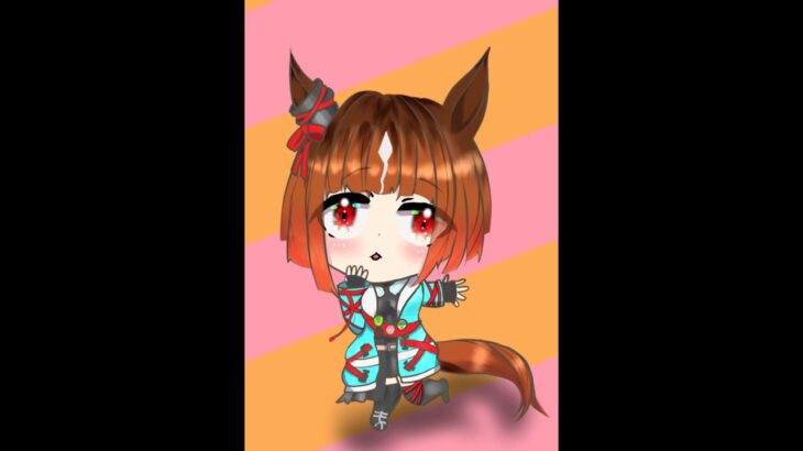 トランセンド　#shorts #イラスト #イラストメイキング #キラキラ #ウマ娘 #女の子 #トランセンド #ウマ娘プリティーダービー
