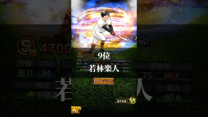 [プロスピA]レフト最強ランキング#プロスピ #プロスピa #ゲーム