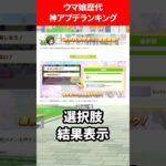 ウマ娘の歴代神アップデートランキング #ウマ娘プリティーダービー