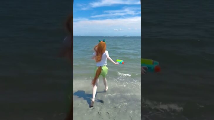 ウマ娘プリティーダービー　サイレンススズカ　コスプレ　水着