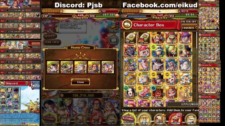 Pull everything you want! Gems/mid-endgame accounts and more! One Piece Treasure Cruise(OPTC) Kizuna