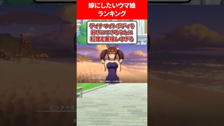 一番嫁にしたいウマ娘ランキング #ウマ娘プリティーダービー