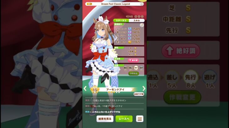 アーモンドアイG1パドック #ウマ娘プリティーダービー 　＃アーモンドアイ