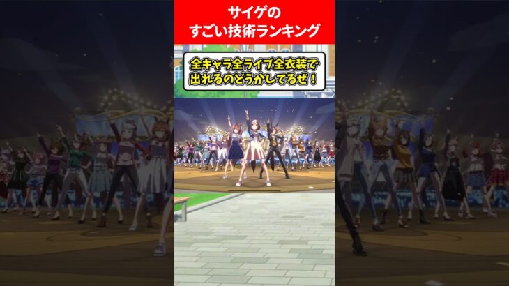 サイゲのヤバい技術ランキング #ウマ娘プリティーダービー