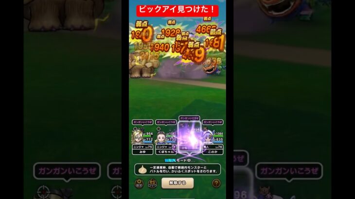 ビックアイ見つけた！#ドラクエウォーク #16章