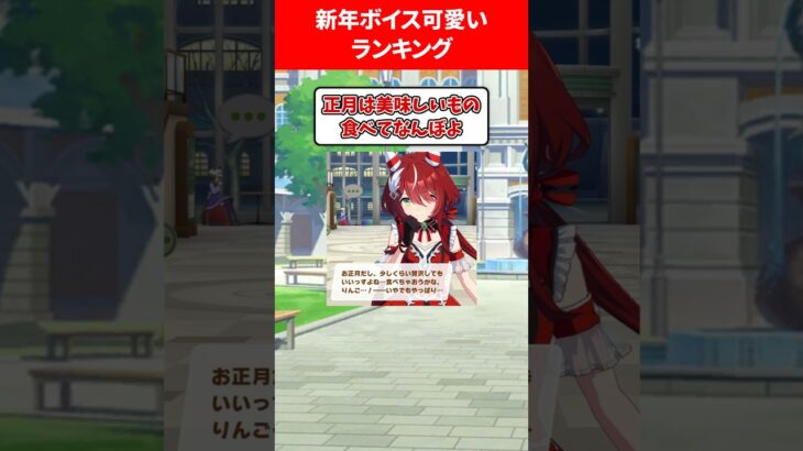 新年ボイス可愛いランキング #ウマ娘プリティーダービー