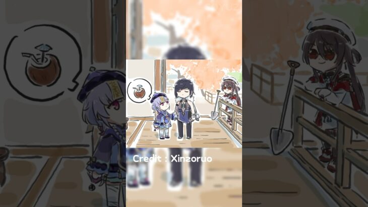 Xiao and i pulled a Qiqi 🥲 #shorts #genshinimpact #原神 #xiao #qiqi #yelan #shenhe