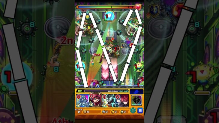 ゼーレのボス戦BGM過去1で好きかもしれん　#モンスト