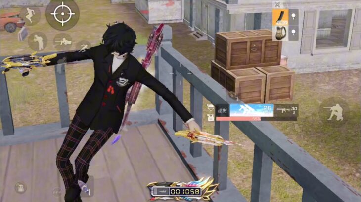 【荒野行動】初動でえぐすぎる8キル無双したwww キル集