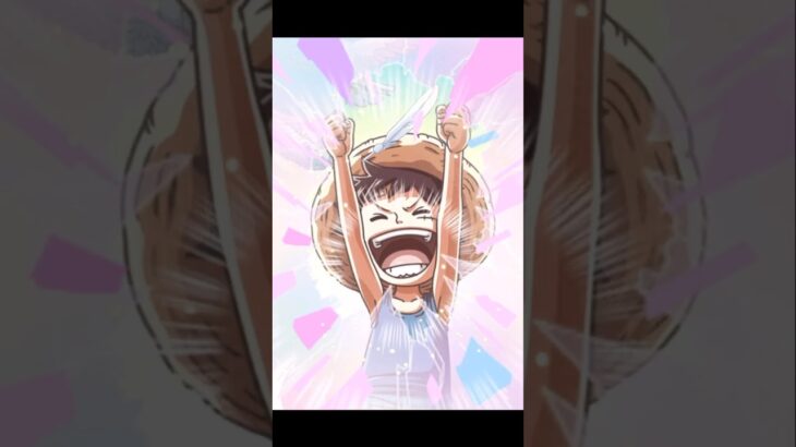 モンキー・D・ルフィ　～夢の果て語る少年～　【ワンピース　トレジャークルーズ】 【トレクル】【TREASURE CRUISE】#エフェクト #effects #イラスト #shorts