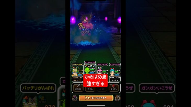 【ドラクエウォーク】かめはめ波が強すぎる。あかおにまる討伐