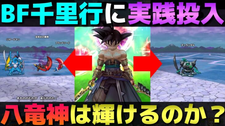 【ドラクエウォーク】ボーンファイター千里行で八竜神の剣が使えるのか試してきた。