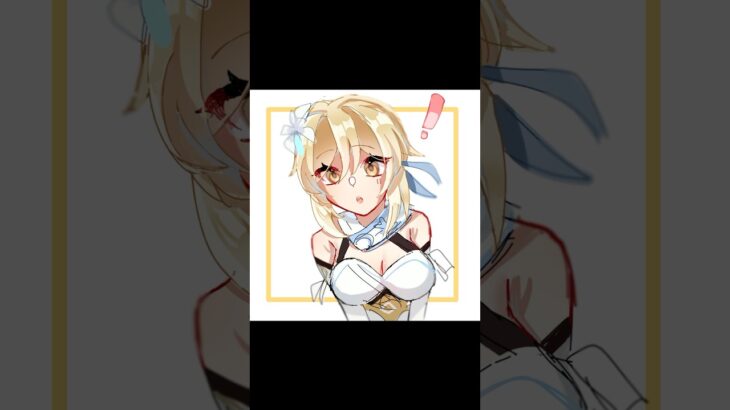 ハイライト描くだけ❗️❗️ #原神