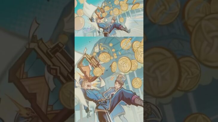 カバンに入ってるモラ(お金)を散らばらせて追手の判断を鈍らせて逃げるのはドラマティックで好き。 #原神 #ハーモニックワルツ #genshinimpact #genshin #hoyoverse