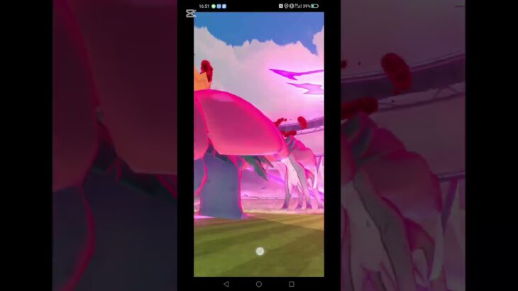 #ポケモンgo ダイマックススイクン討伐しました。5倍速です。