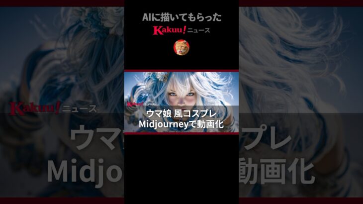 ウマ娘 風コスプレ Midjourneyで動画化 #shorts