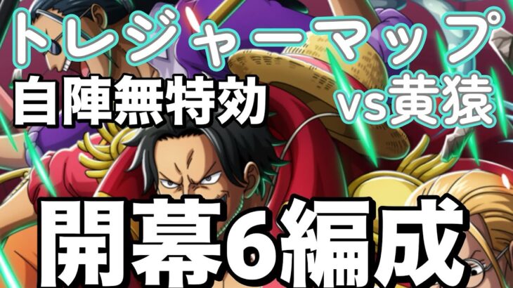 【トレクル】火力重視トレジャーマップvs黄猿　開幕６編成