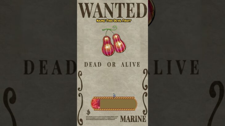One Piece Name the Devil Fruit  #onepiece #luffy #quizchallenge